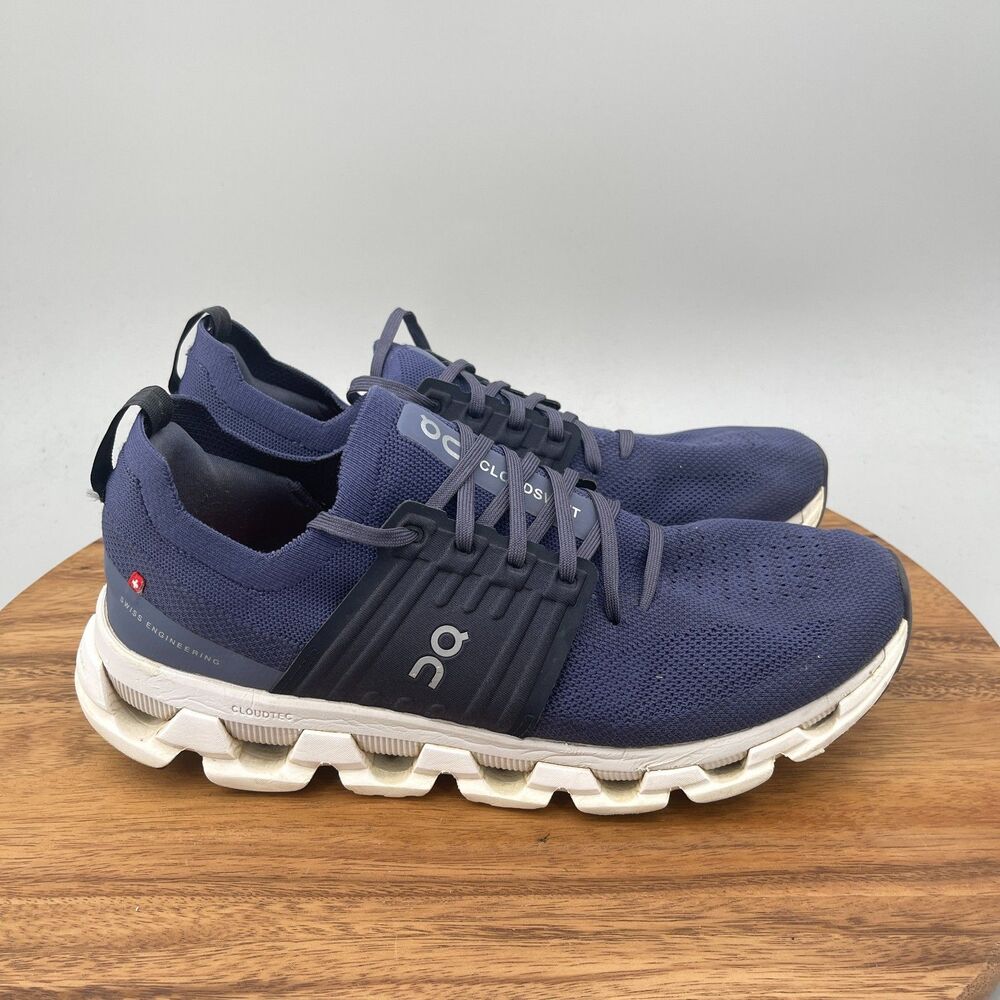 On Cloudswift 3 Shoes Mens Size 11.5 Blue Running Comfort Walking Gym Sneakers